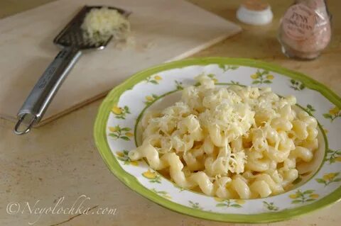 Макароны с плавленным сыром