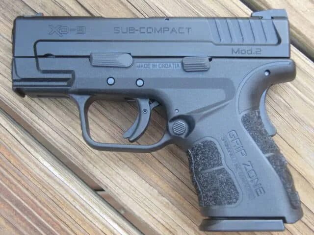 Springfield Armory XD-9 9mm. Springfield XD 9 Compact Pistol. Springfield XD 9 sub-Compact Mod 2. Springfield XD 9mm sub Compact.