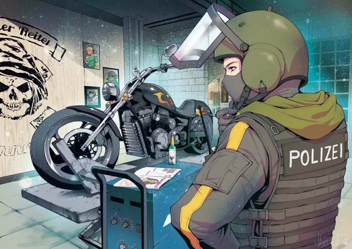 Арт r. Bandit r6s. бандит rainbow six siege арт. бандит радуга 6 арт. r6s bandit art.