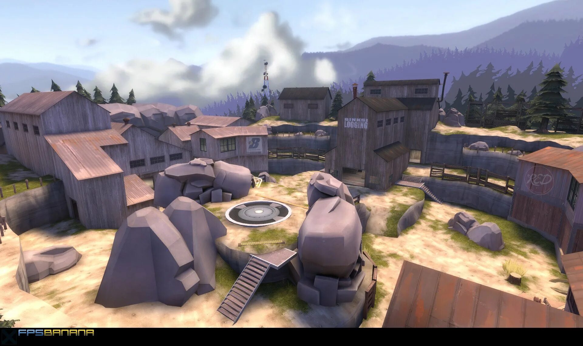 Tf2 maps. Team fortress 2 карты. tf2 map nuke. team fortress 2 карта замок.