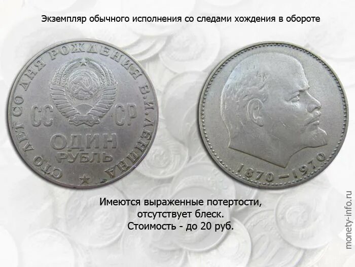 Монеты СССР Ленин 1870-1970. Монеты СССР один рубль 1870 1970. Монета 1 рубль 1870-1970 Ленин. Юбилейные монеты с Лениным. Рубль ссср 1970 год