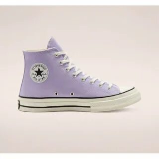 Купить Кеды Converse (Конверс) Chuck 70 высокие светло-фиолетовые со скидкой