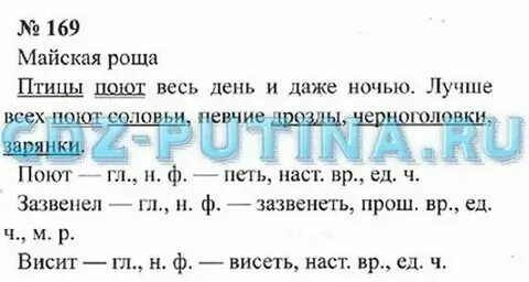 Русский язык учебник страница 95 номер 168