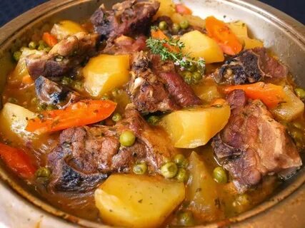 Рагу из баранины с овощами