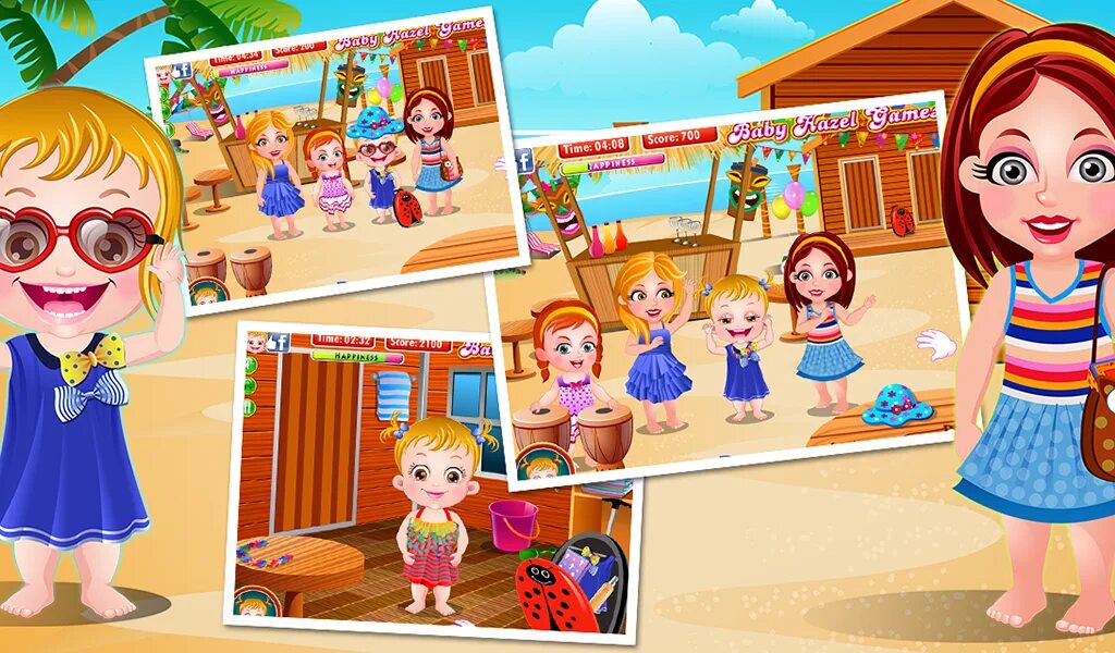 Игра хейзел на пляже. Baby hazel at beach. Baby hazel beach party. Игры для девочек малышка хейзел. Малышка хейзел с днем рождения.