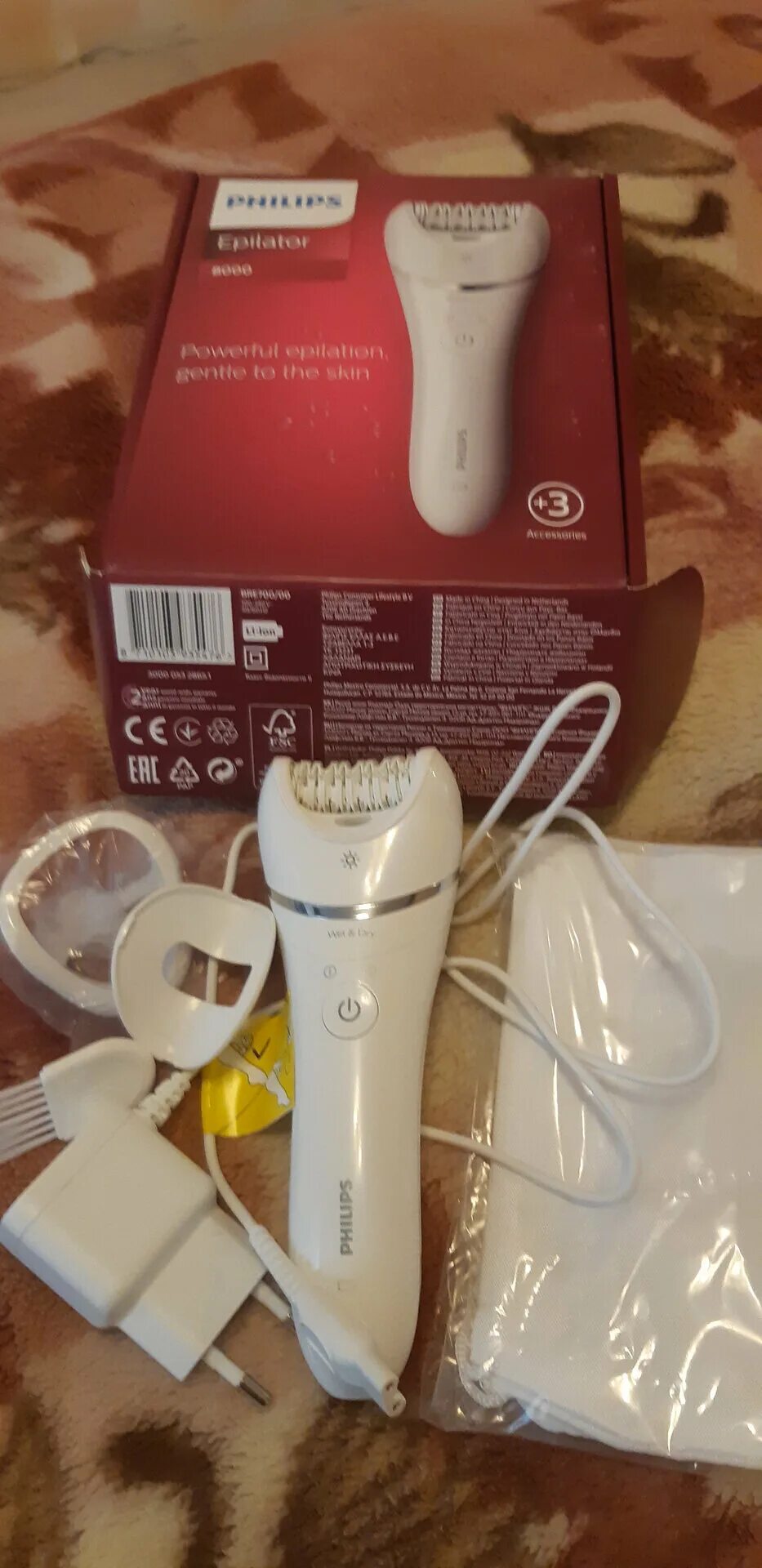 Philips epilator series 8000