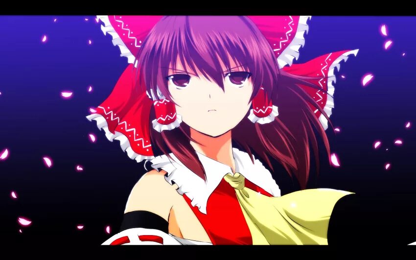 71 50. Reimu hakurei Dark Wallpaper.