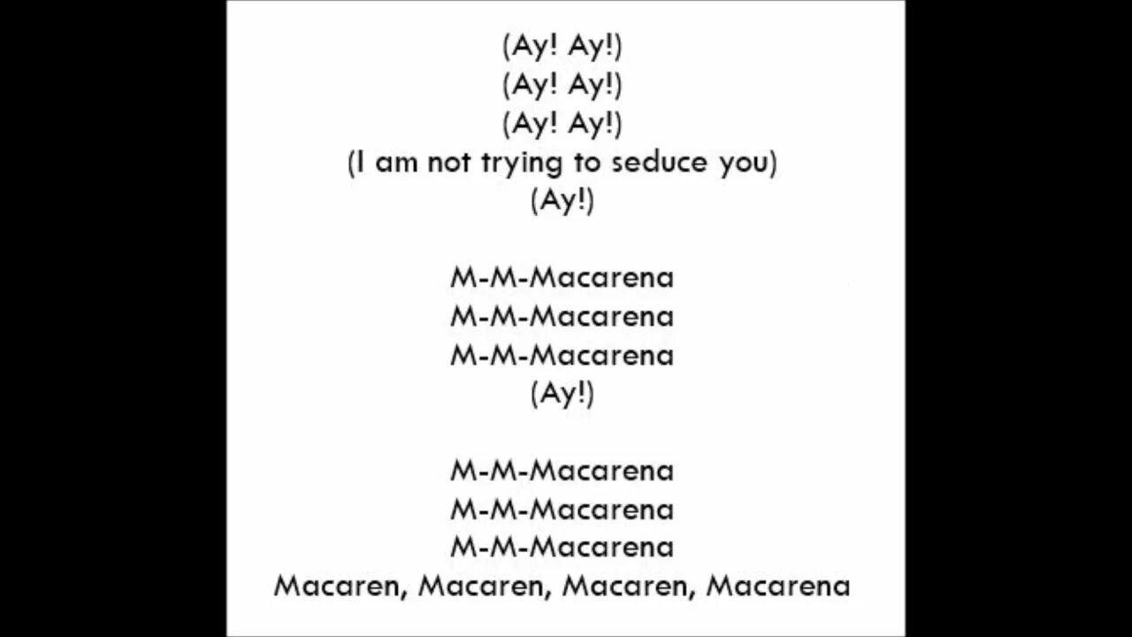 Перевод песни macarena. Макарена ноты. Текст песни макарена. Перевод песни макарена на русский текст. Лос лос ноты для фортепиано.