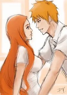 X orihime having a threesome with ichigo