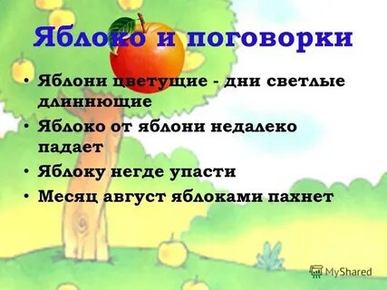 Мимо яблоньки