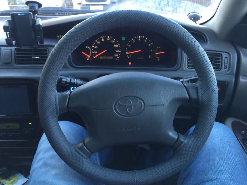 Нормальный руль - Toyota Mark II (100), 2,5 л, 1999 года аксессуары DRIVE2