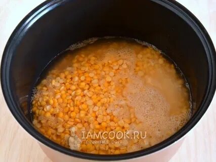 Гороховая каша в мультиварке скороварке редмонд