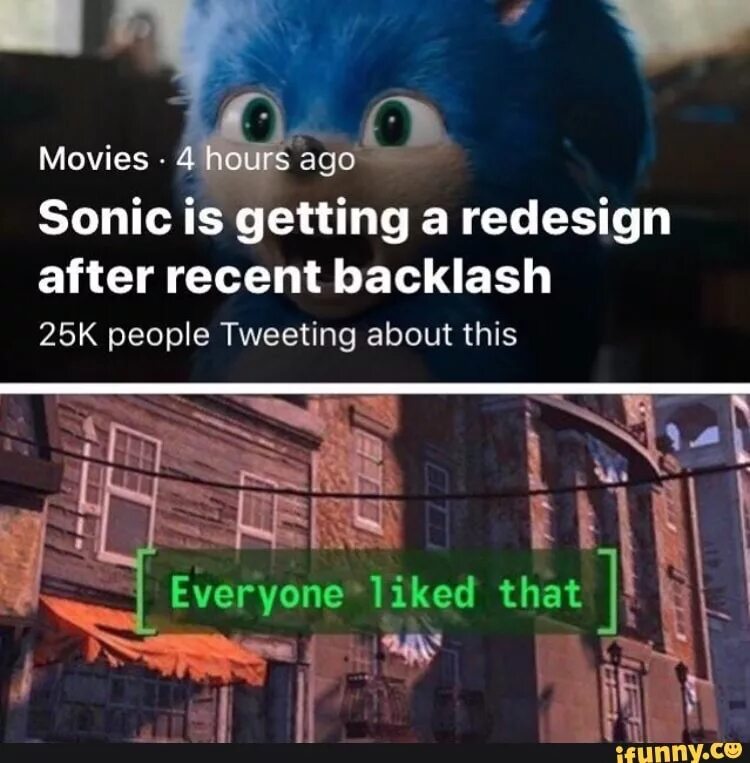 This is everyone game. Fallout everyone liked that. everyone liked that. everyone disliked that. everyone liked it.