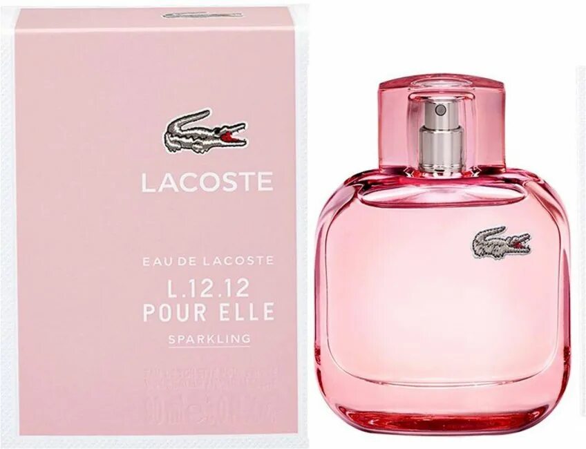 Лакост спарклинг. Lacoste l.12.12 pour elle sparkling. Lacoste духи l.12.12 pour elle sparkling 90. Lacoste l.12.12. Rose Eau intense.