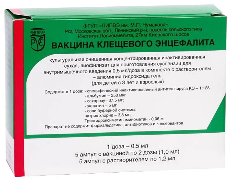 Вакцина от клеща название. Вакцина против клещевого энцефалита Чумакова. Вакцина от клещевого энцефалита им. Чумакова. Вакцина клещевого энцефалита Чумакова ревакцинация. Вакцина клещ-э-ВАК.