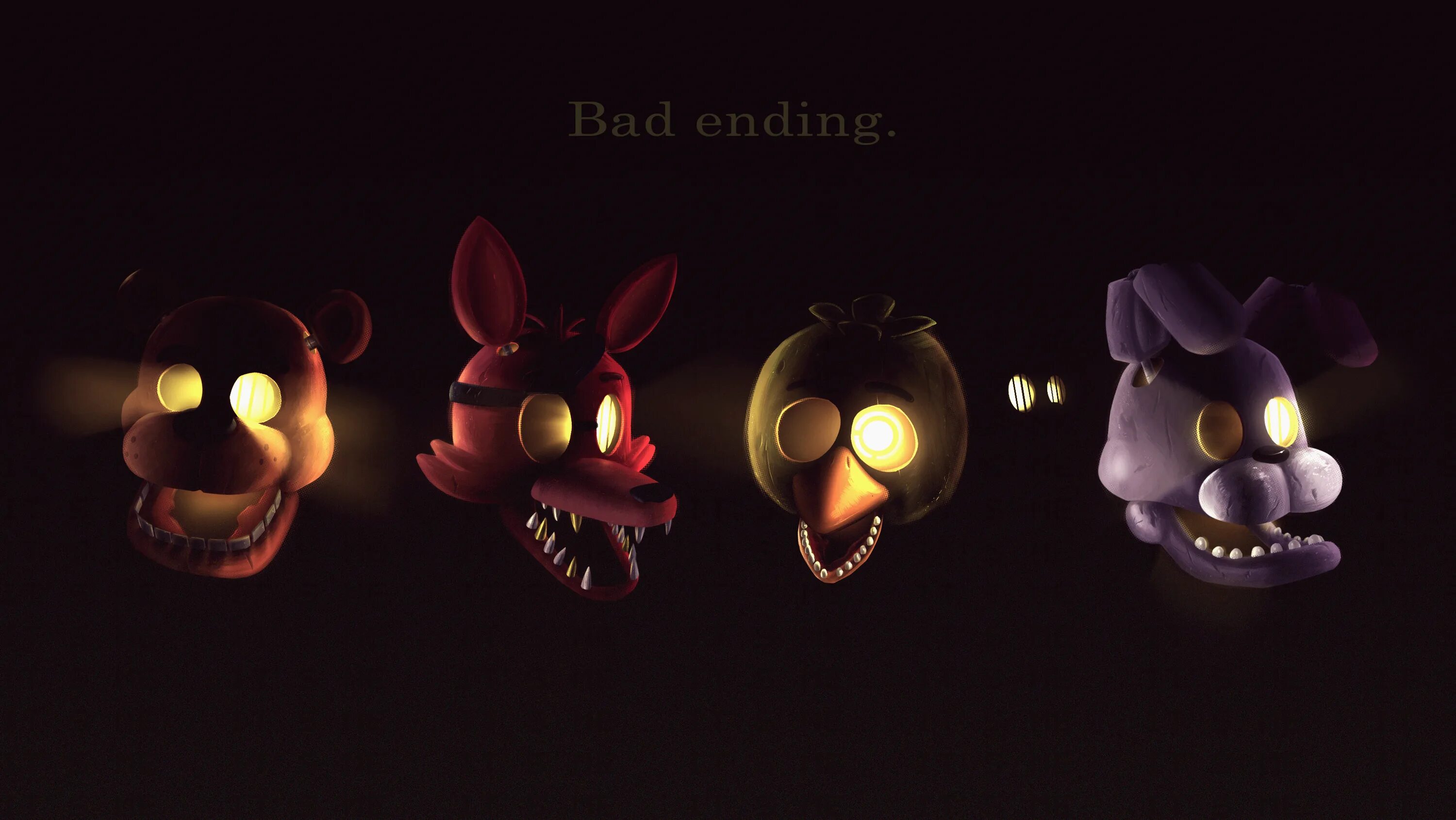 Фнаф после титров. FNAF 3 Bad Ending. FNAF конец. FNAF Bad Ending. The end ФНАФ.