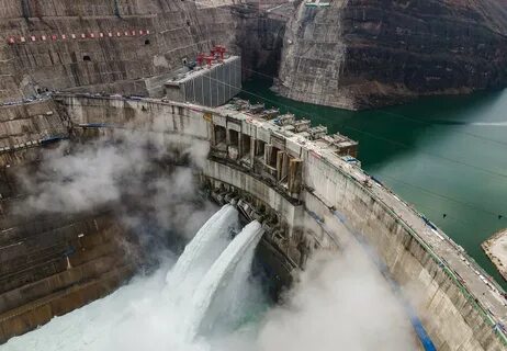 China has completed construction of the dam for the Baihetan Hydropower Sta...