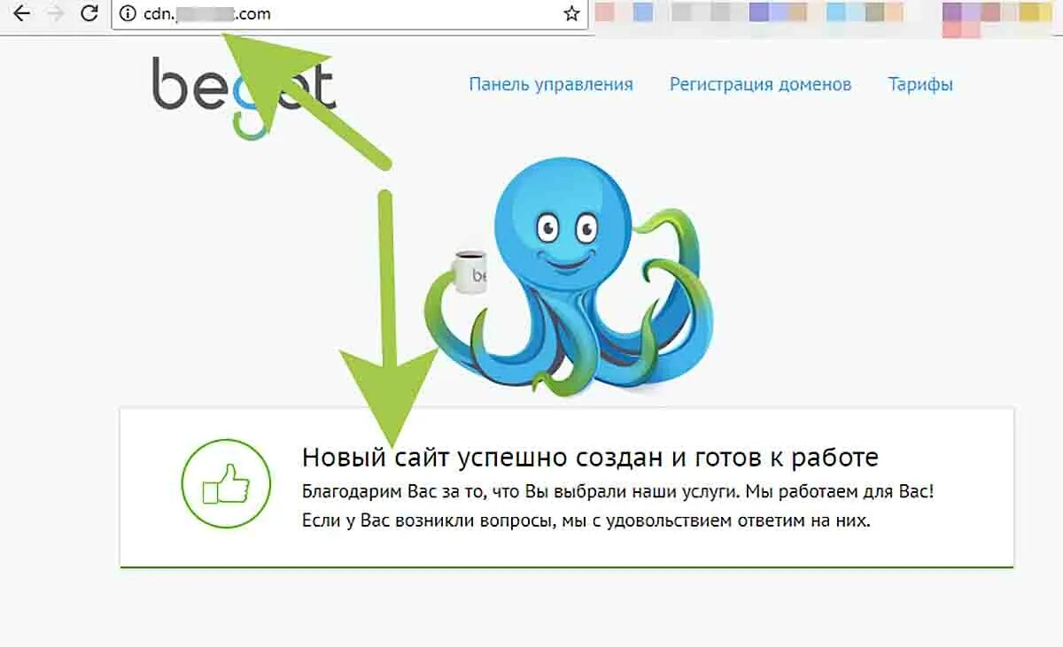 Как привязать домен к хостингу. Привязать домен к хостингу. beget ssl сертификат wordpress.