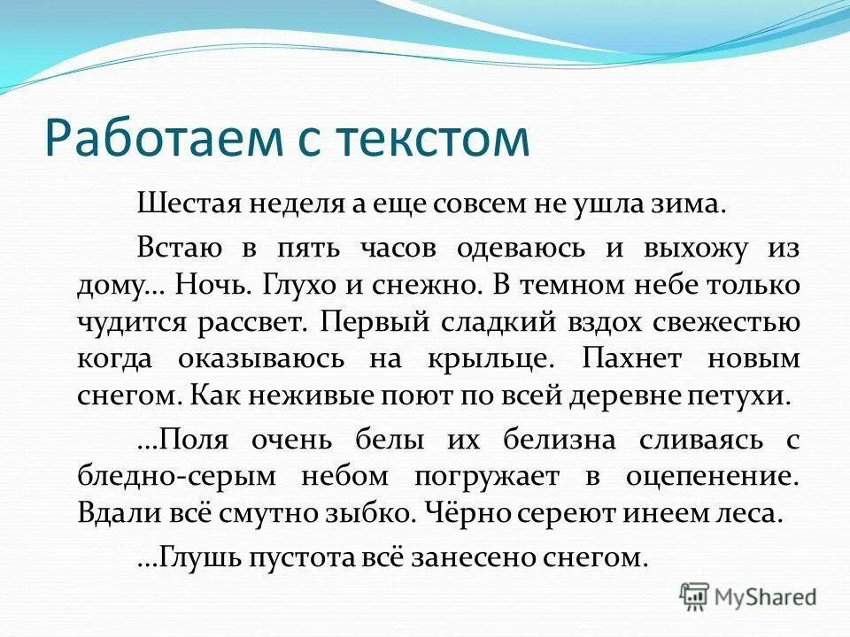 Слово 6 первая. Текст 6 класс. Тексты для шестых классов. Небольшой текст 6 класс.