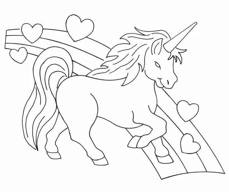 Free Printable Unicorn Coloring Pages Educative Printable
