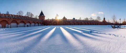 Тульская область зима