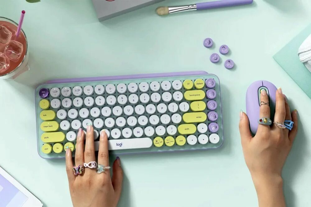 Logi keys. Клавиатура logitech pop keys daydream. клавиатура logitech pop keys. wireless keyboard logitech pop keys. клавиатура logi pop keys.