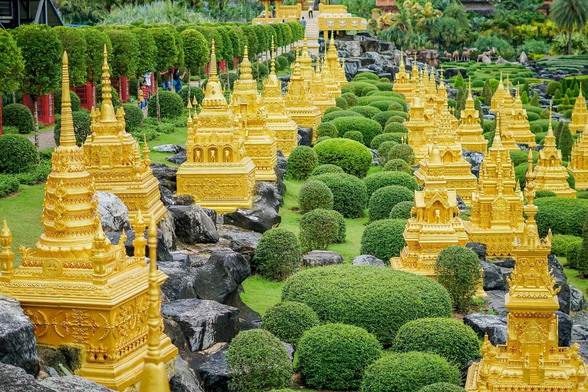 Парк нонг нуч в паттайе. Сад мадам Нонг Нуч. Суан Нонг Нуч сад. Таиланд. Ботанический сад Тайланд Нунг Нуч.
