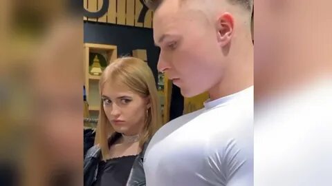 Girl Staring at Guy's Chest Know Your Meme.