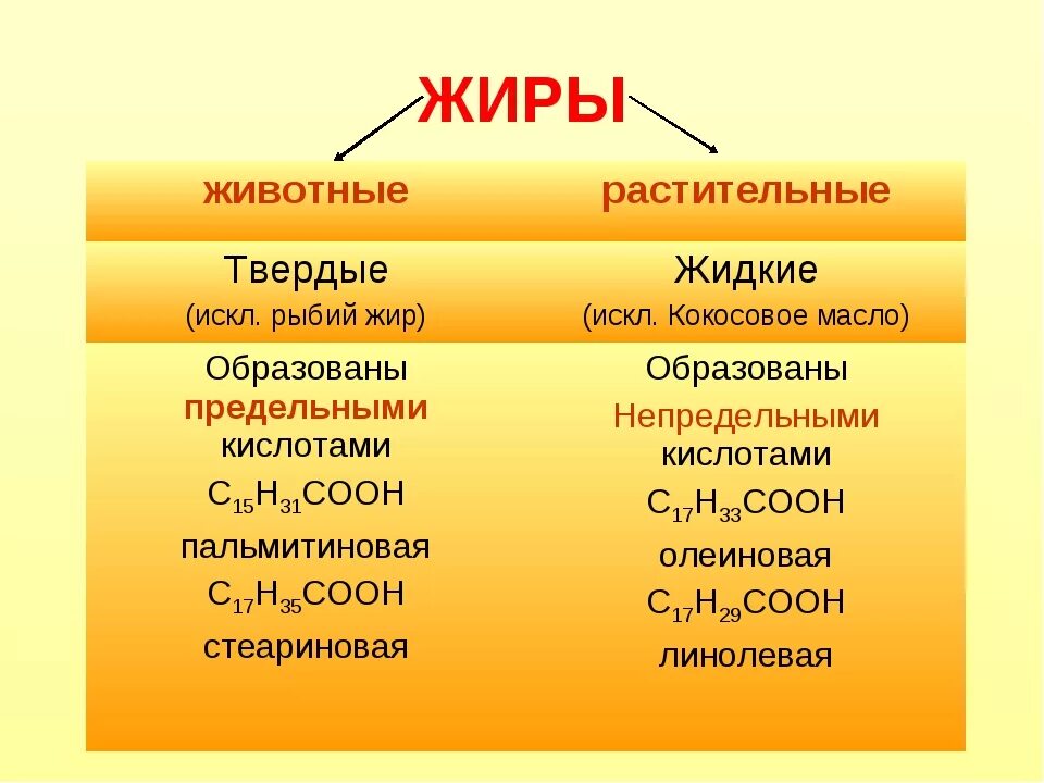 Почему жир твердый