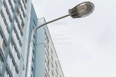 Установка светильника наружного освещения