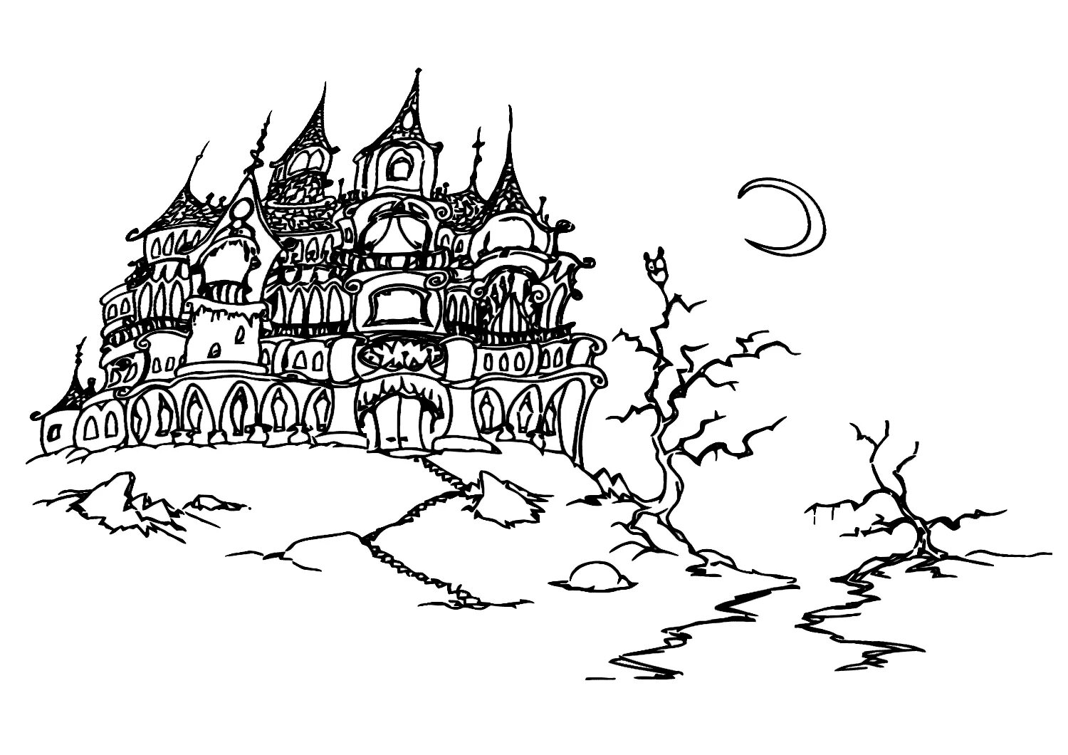 Palace coloring