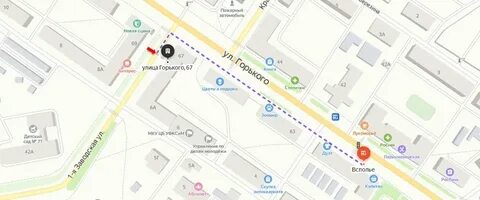 Горького 67 карта
