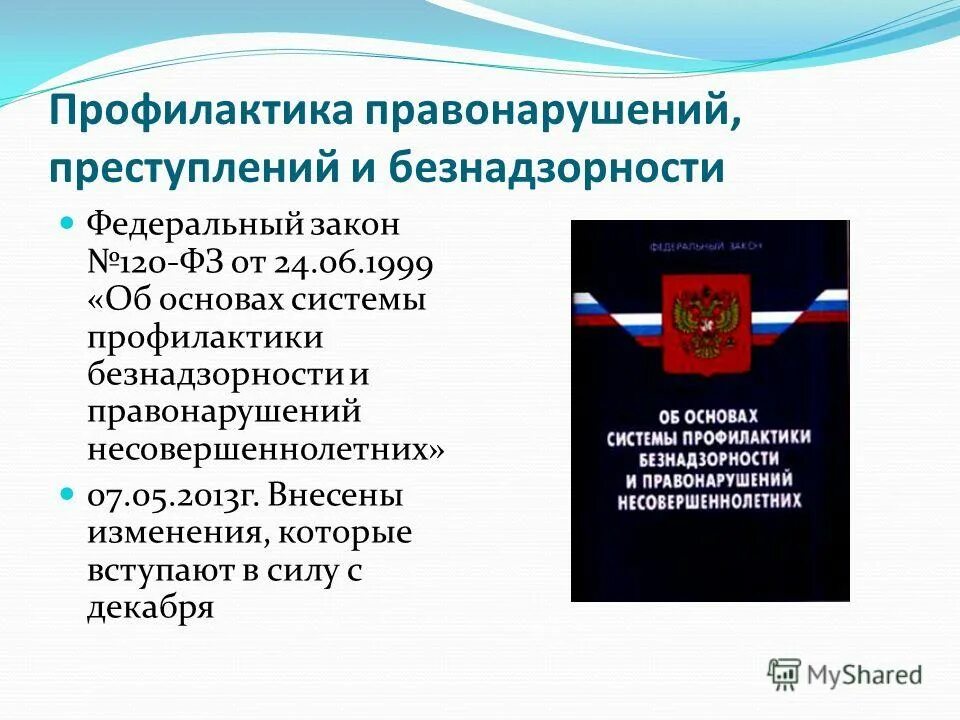 Правонарушения несовершеннолетних документ