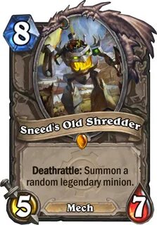 Sneed's old shredder