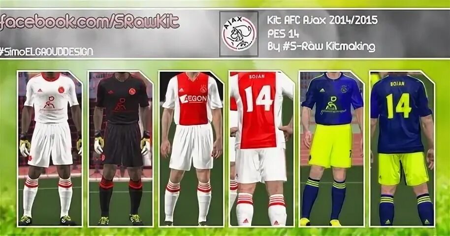 Set формы. Футбольная форма ajax 2014. формы для pes 2014. форма аякса. форма аякса 2014.