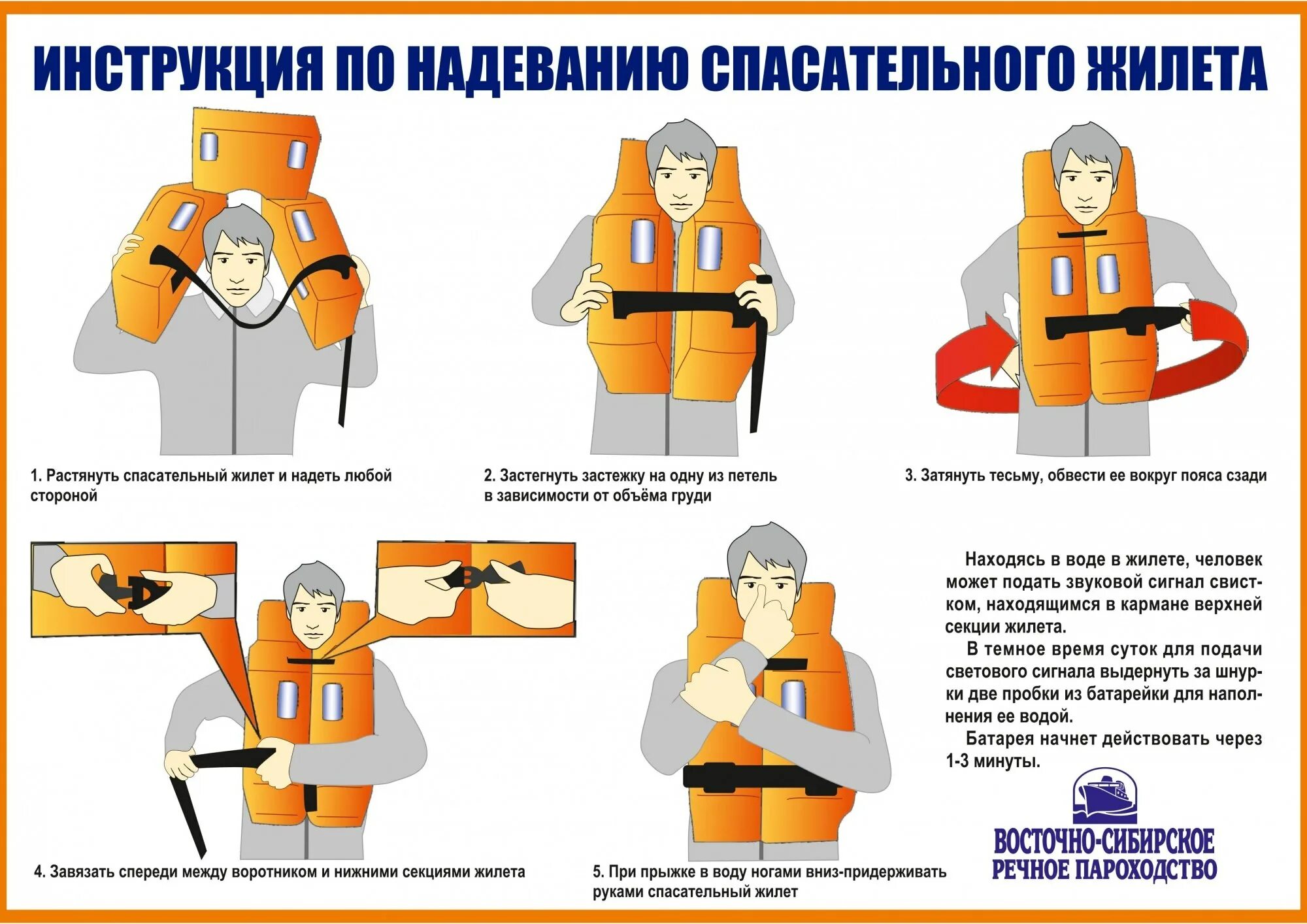 Как правильно спасательные. Правила надевания спасательного жилета. Инструкция по надеванию спасательных жилетов на судне. Схема одевания спасательного жилета. Инструкция по одеванию спасательного жилета.