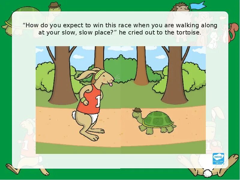 Спотлайт 4 hare and the tortoise. The hare and the tortoise 4 класс spotlight. spotlight 4 the hare and the tortoise презентация. the hare and the tortoise 4 класс spotlight видео. рисунок к предложению slow and steady wins the race.