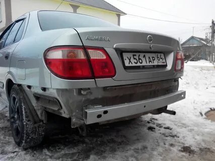Бампер задний альмера классик