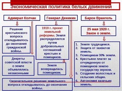 Политика белого движения