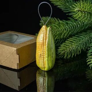 Елочная игрушка кукуруза
