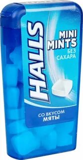Halls mini mints без сахара