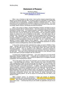 Written statement