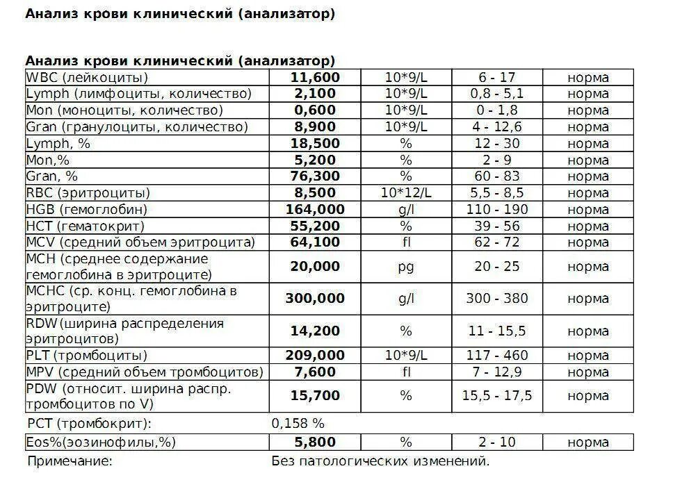 Plt повышен