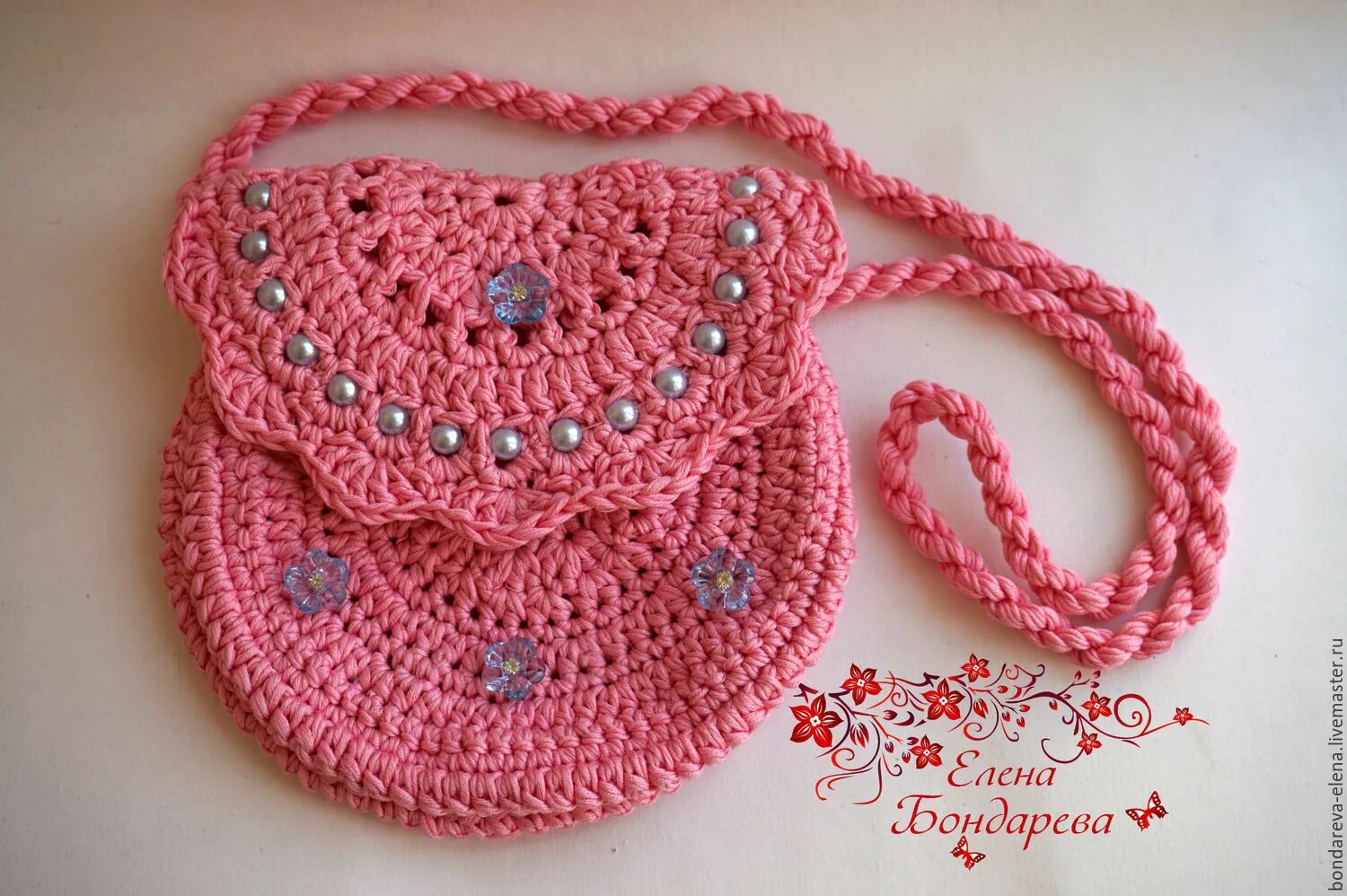 сумка крючком легко