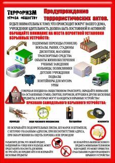 Терроризм картинки памятка