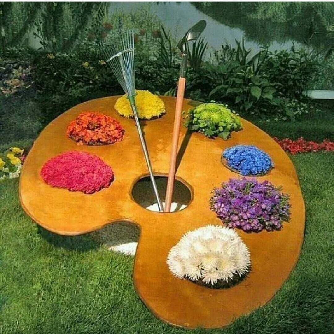 декоративный огород. декор для дачи. интересные решения для сада. необычный садовый декор. креативное оформление сада.