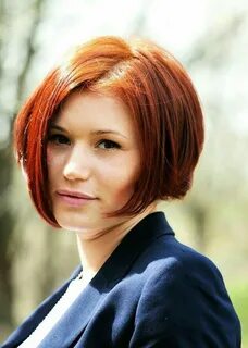 Рыжие девушки каре фото