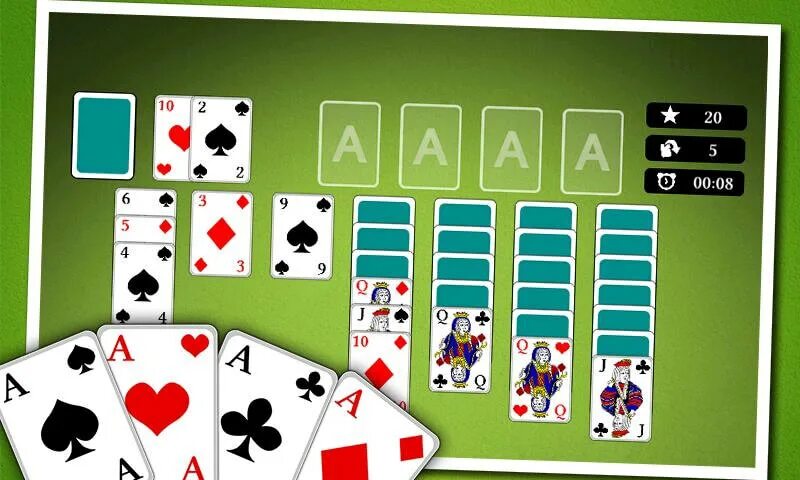 Игра в карты косынка Солитер. Косынка пасьянс (Solitaire). Пасьянс косынка - карты. Игра про Солитер на андроид. Простая косынка в одну карту игра