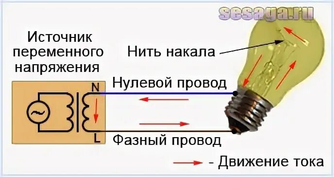 Какой ток течет в лампочке. Как течет переменный ток по проводам. Переменный ток в розетке. Как протекает ток в розетке. Что такое ноль в переменном токе.