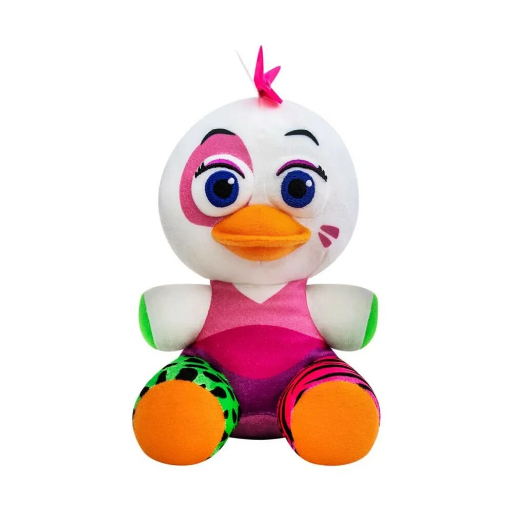 Игрушечная чика фнаф. Glamrock chica plush. плюшевая игрушка глэм рок фредди. funko fnaf plush чика. мягкая игрушка фнаф глэм рок чика.